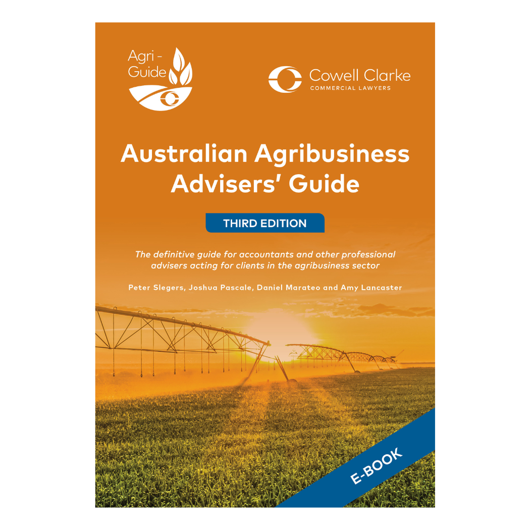 Australian Agribusiness Adviser's Guide Edition 3 - eBook