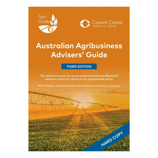 Australian Agribusiness Adviser's Guide Edition 3 - Hard Copy