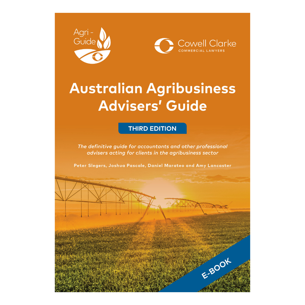 Australian Agribusiness Adviser's Guide Edition 3 - eBook